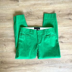 COPY - banana republic, Sloan, crop zero petite trouser/pants. Emerald green co…